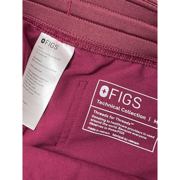 Figs Women's Pink Pants - Picture 10 of 12